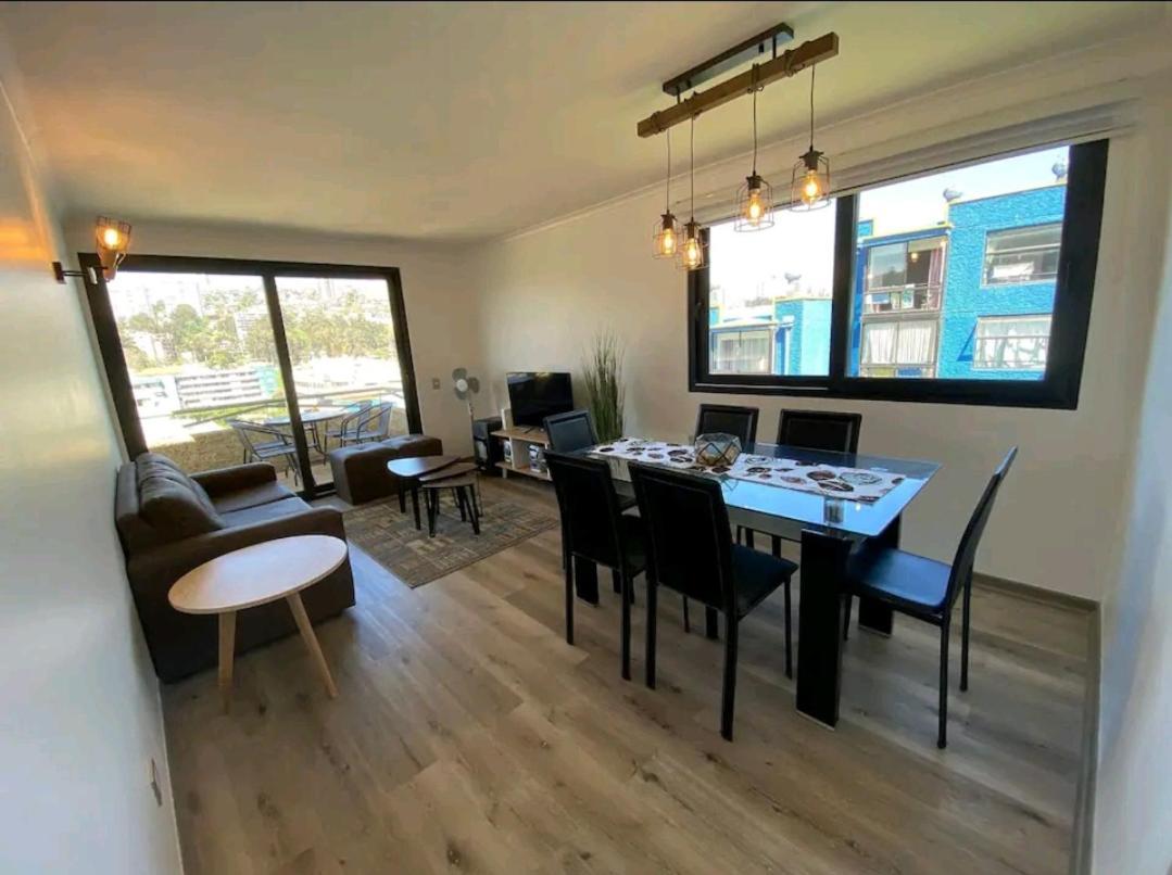Departamento Moderno A Pasos Del Centro Y Playa De Renaca Apartamento
